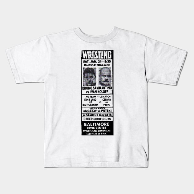 Baltimore Civic Center Kids T-Shirt by StevenBaucom